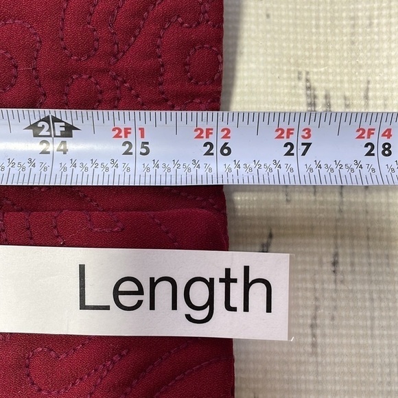 Genes Lecoanet Hemant Jacket France Quilted Burgundy Red Pockets Large - Picture 7 of 12